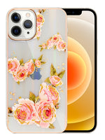 iPhone 14 Pro TPU painted fashion flower case