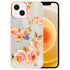 iPhone 13 TPU painted fashion flower case