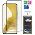 Black border 1PCS straight tempered Glass for Galaxy S23 Plus