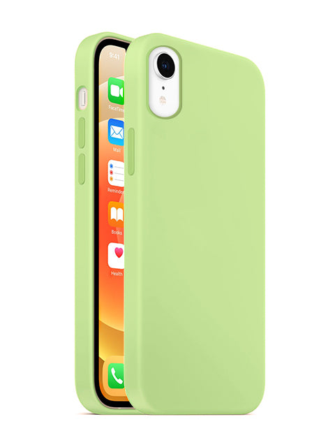 iPhone XR Colorful Liquid Silicone Gel Rubber Case