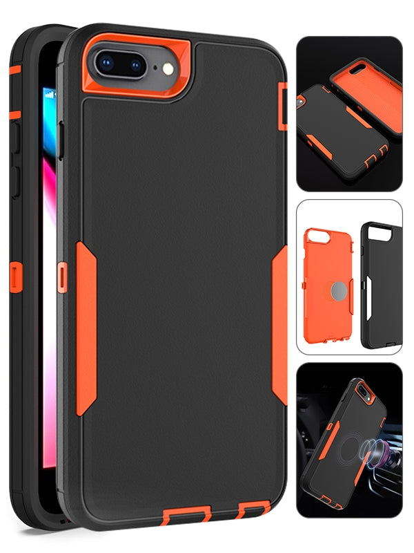 iPhon 6/7/8 Plus(5.5") Adsorbable  fully protected heavy-duty shockproof housing case