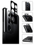 Camera Tempered High Definition Camera Lens Protector for Samsung Galaxy S21U - Black