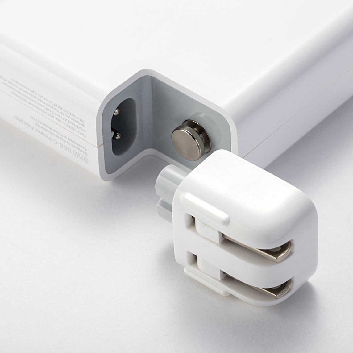 61W USB-C Port Macbook power adapter(Removable plug not included cable )- White