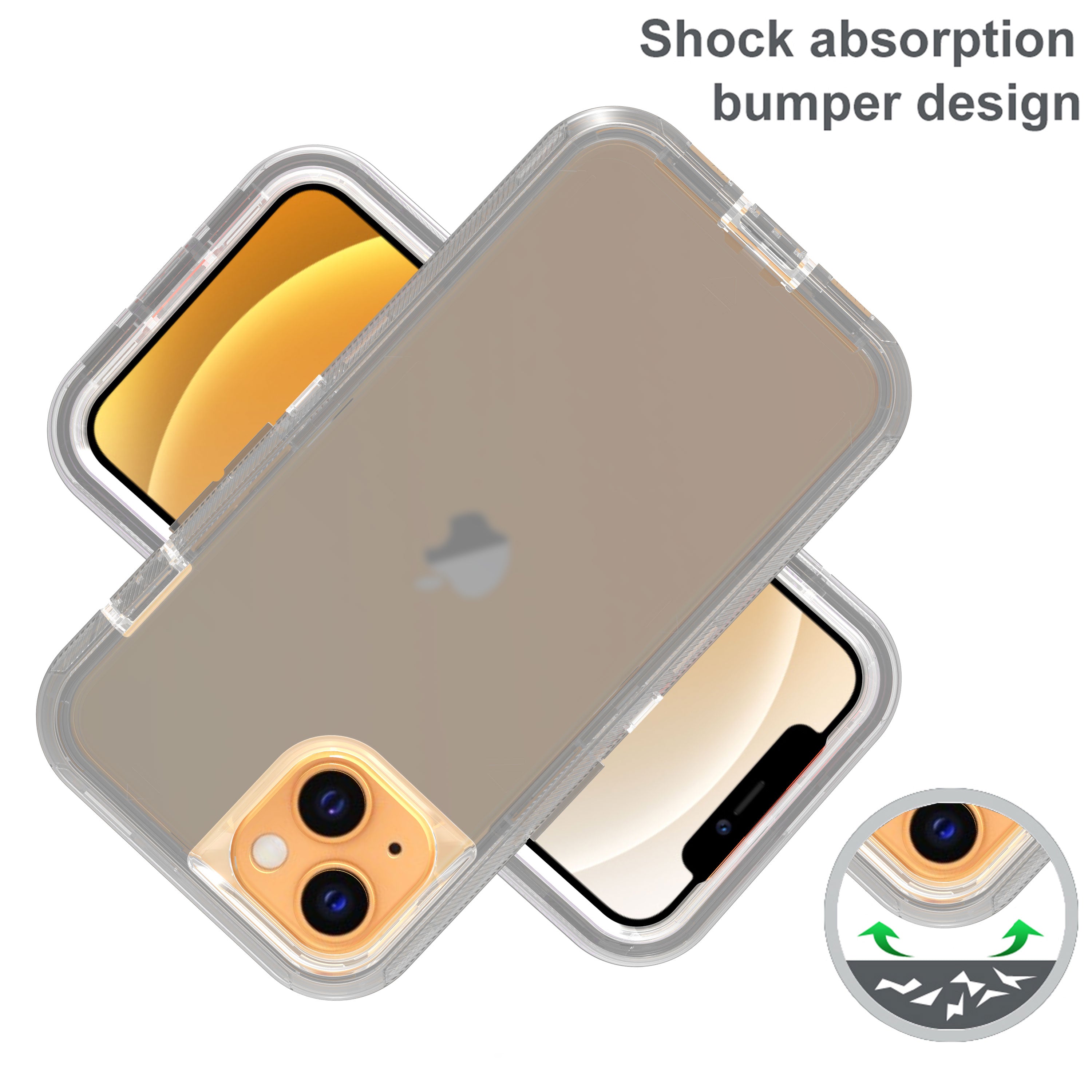iPhone 13 mini Transparent Full Protection Heavy Case