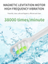Wireless charging smart electric sonic toothbrush