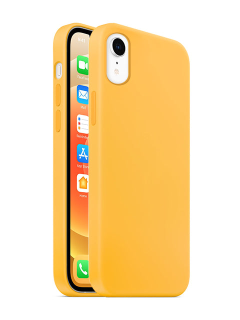 iPhone XR Colorful Liquid Silicone Gel Rubber Case