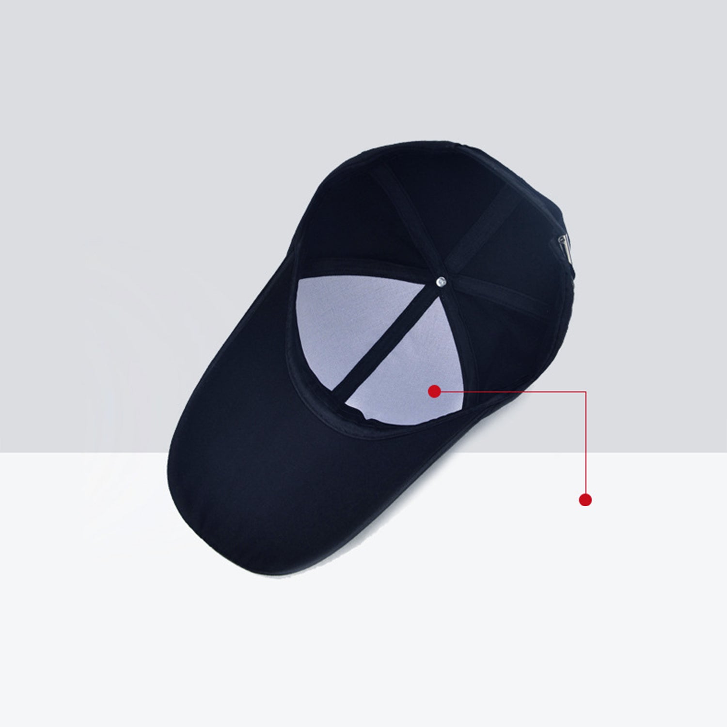 Baseball Cap Classic Adjustable Plain Hat Men Women Unisex- Red