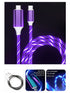 3ft Type-C to Type-C LED Fast Charging Cable