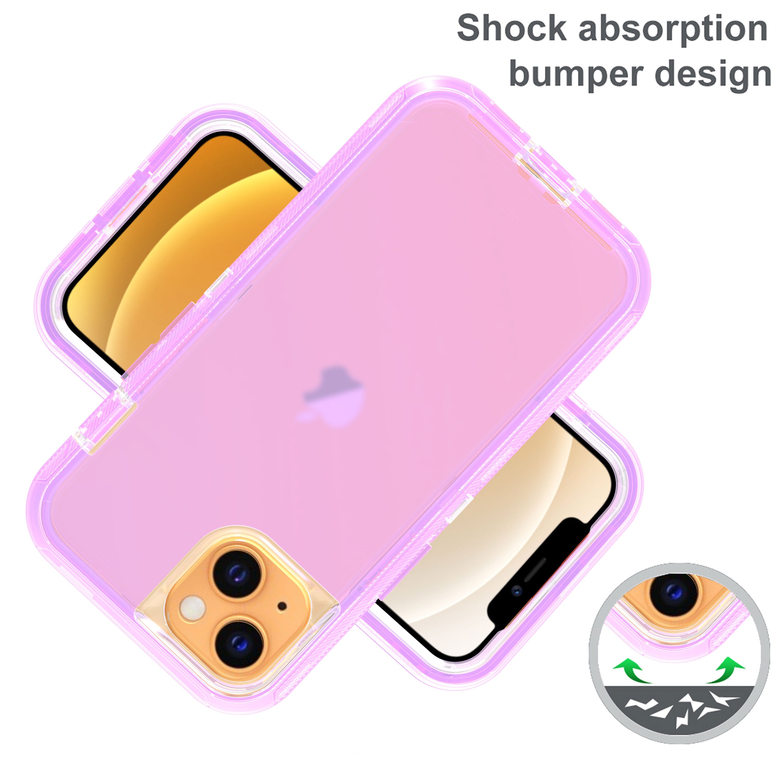 iPhone 13 Transparent Full Protection Heavy Case