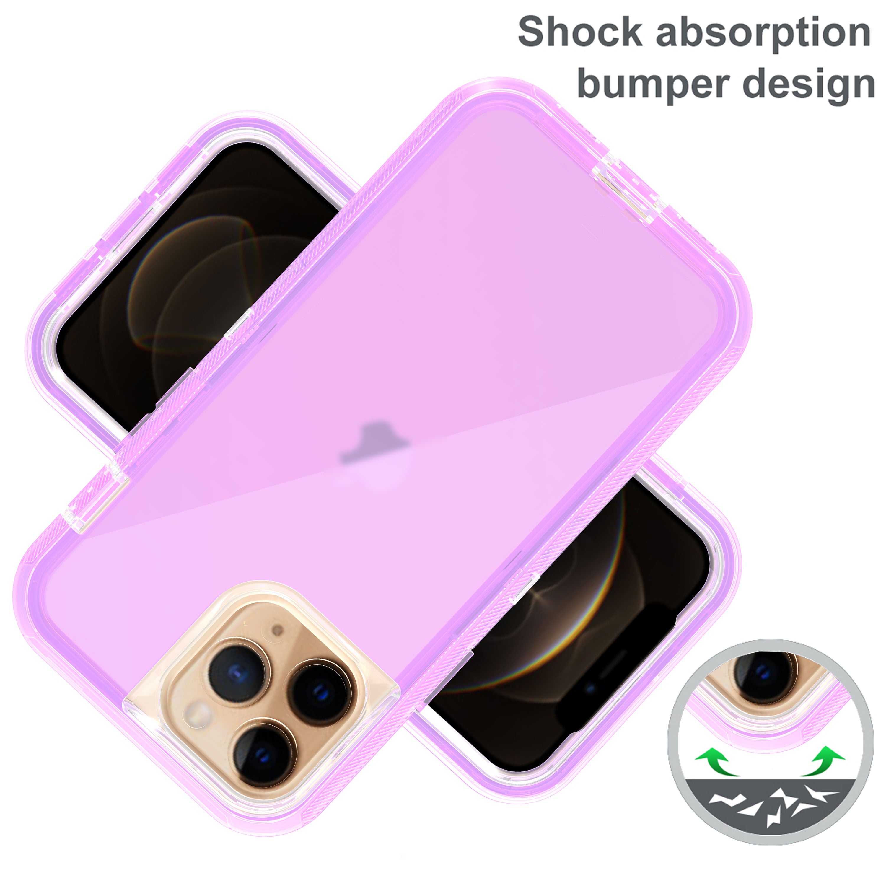 iPhone 13 Pro Max Transparent Full Protection Heavy Case