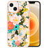 iPhone 13 TPU painted fashion flower case