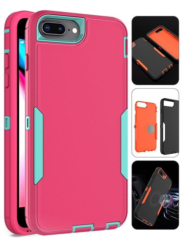 iPhon 6/7/8 Plus(5.5") Adsorbable  fully protected heavy-duty shockproof housing case