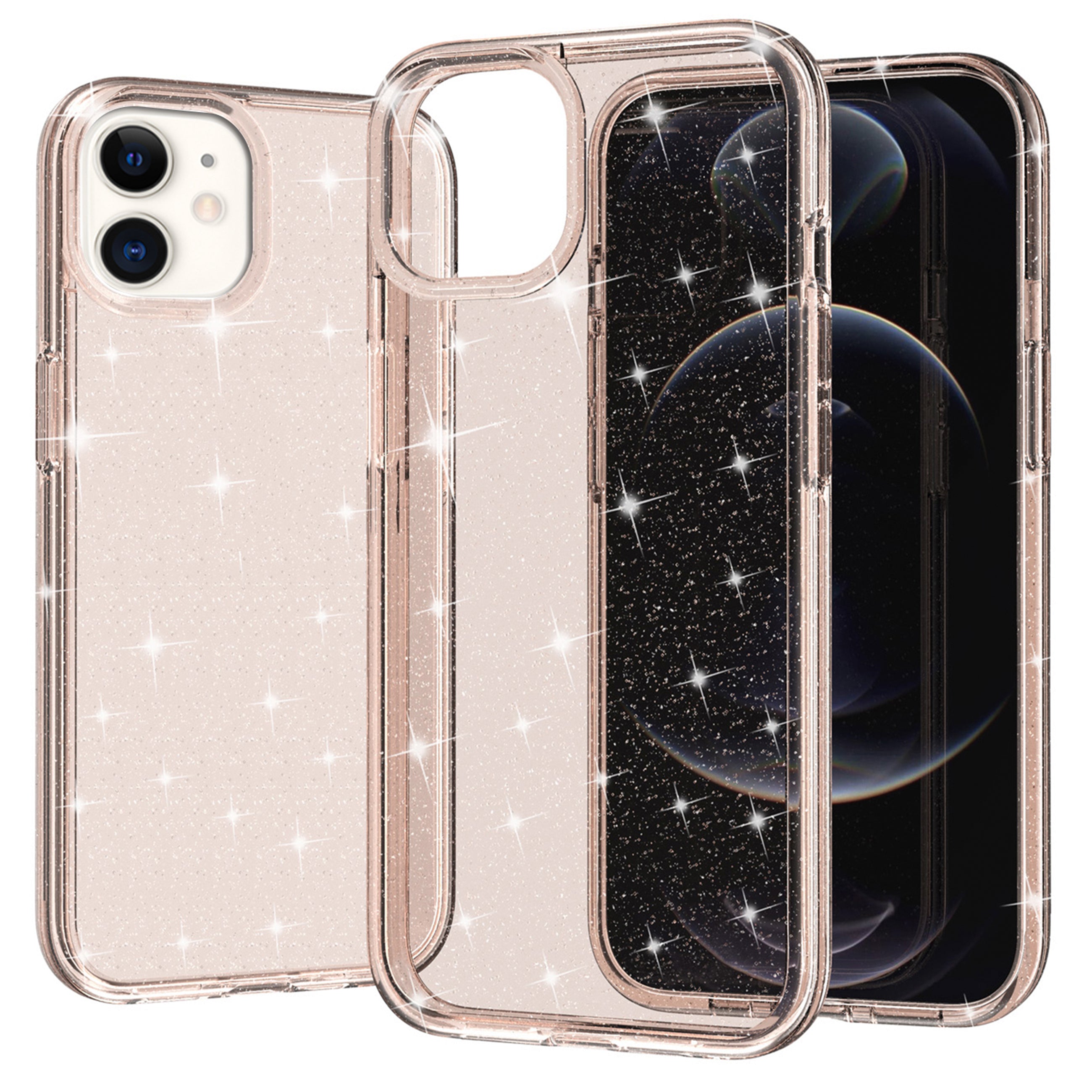 iPhone 14 Plus(6.7") Magnetic acy ttraction shiny transparenPhone Case