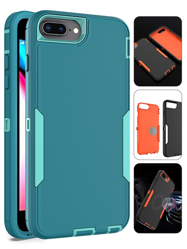 iPhon 6/7/8 Plus(5.5") Adsorbable  fully protected heavy-duty shockproof housing case