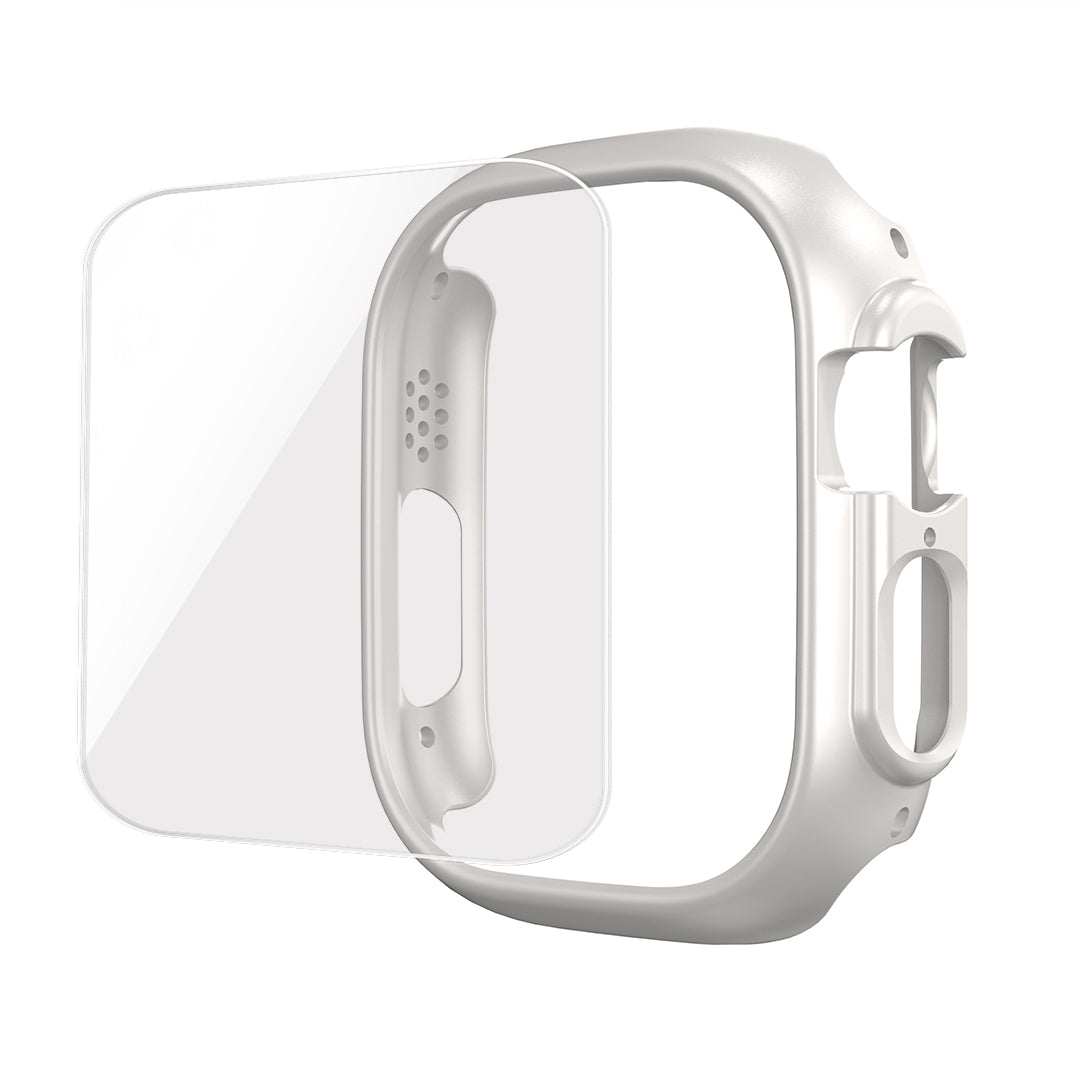 2 in 1 (49MM) PC material half pack case with screen protector for Apple Watch  Ultra