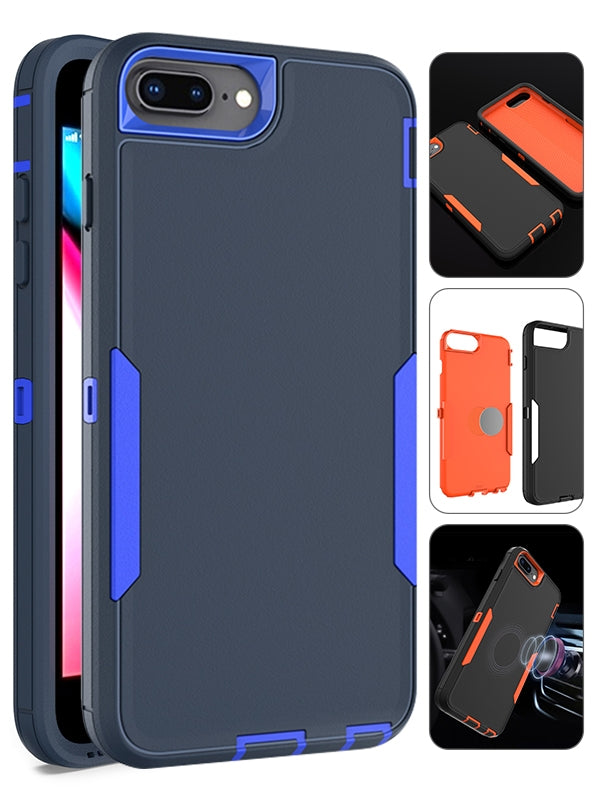 iPhon 6/7/8 Plus(5.5") Adsorbable  fully protected heavy-duty shockproof housing case