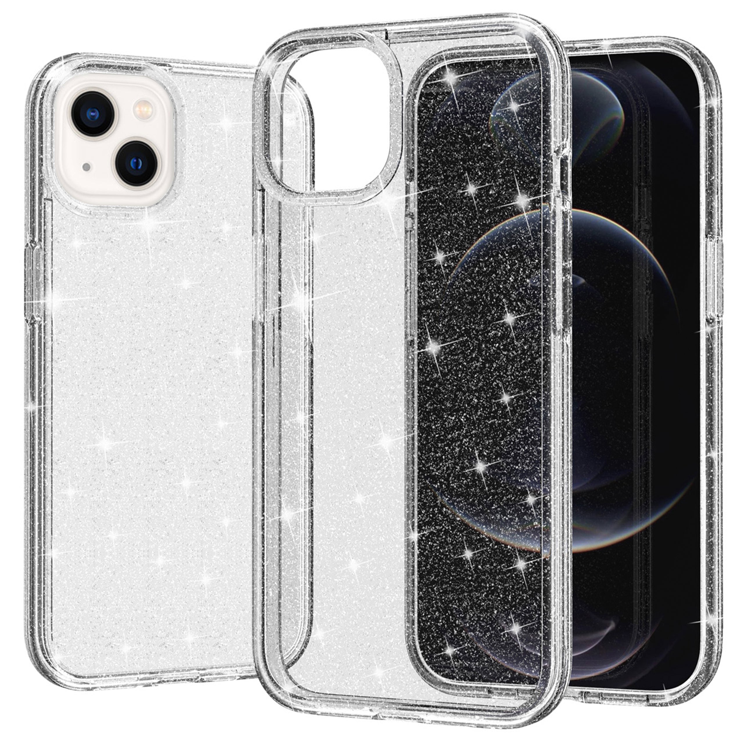 iPhone 14 Plus(6.7") Magnetic acy ttraction shiny transparenPhone Case