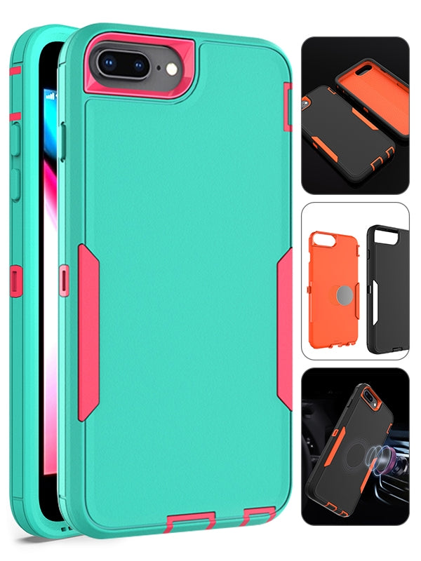 iPhon 6/7/8 Plus(5.5") Adsorbable  fully protected heavy-duty shockproof housing case