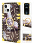 iPhone 13 TPU Luxury Black Butterfly Case with Kickstand