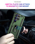 Samsung Galaxy S23  Ultra Case Ring Magnetic GPS car mount Phone Holder case