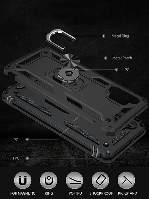 Samsung Galaxy A32(5G) Ring Magnetic GPS car mount Phone Holder Case