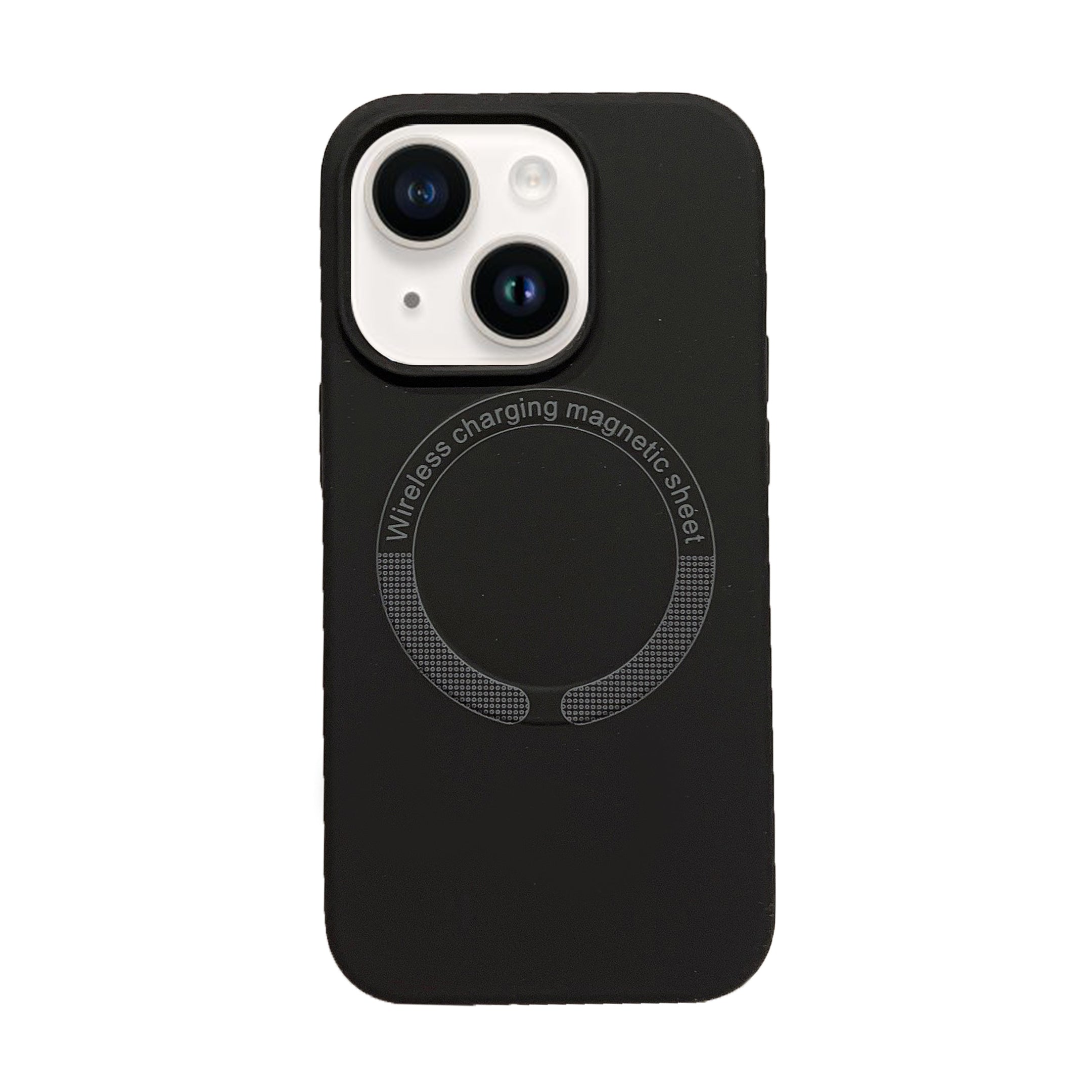iPhone 14/13 Magnetic Absorption Silicone Protective Shell Case