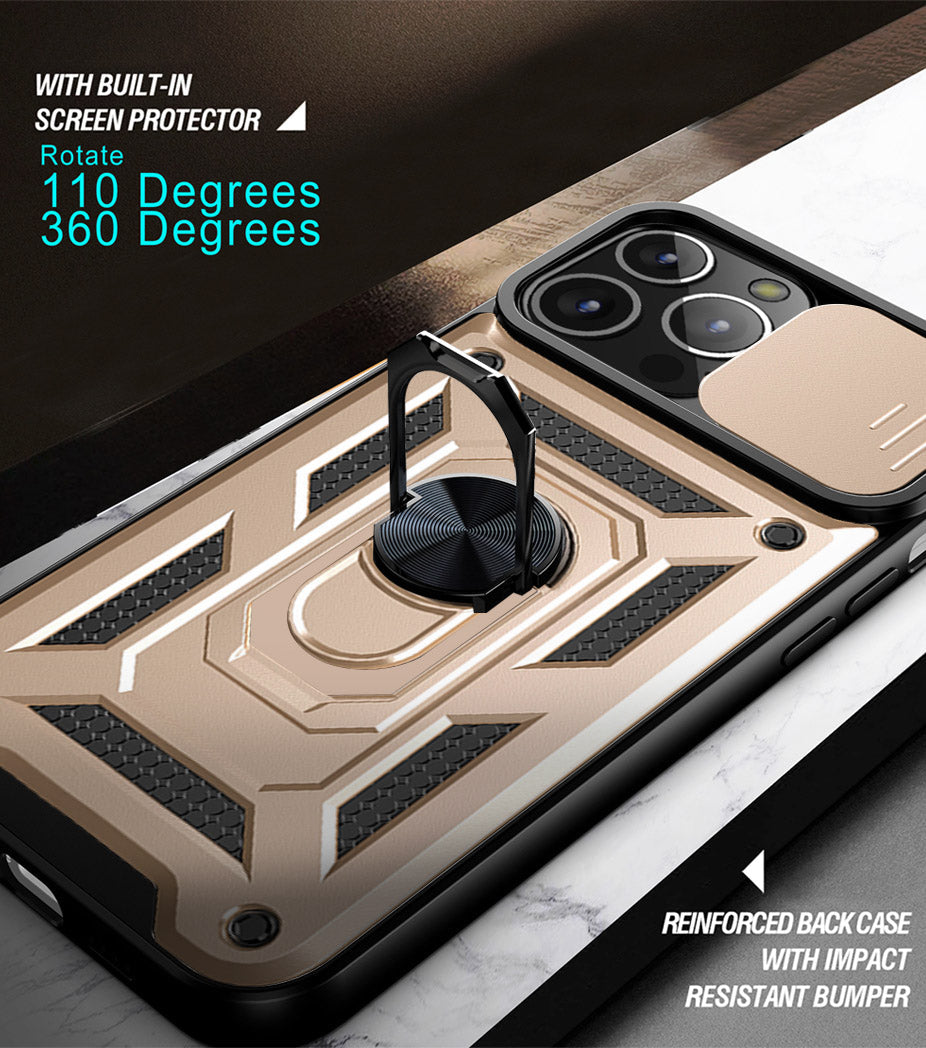 iPhone 13 Pro Sliding window with kickstand Phone Case