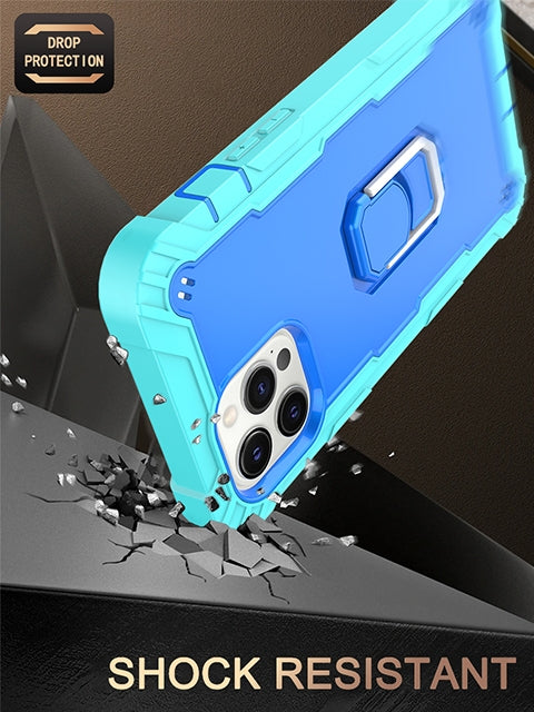 iPhone 12 ProMax (6.7") Full azimuth protection hardware bracket silicone case