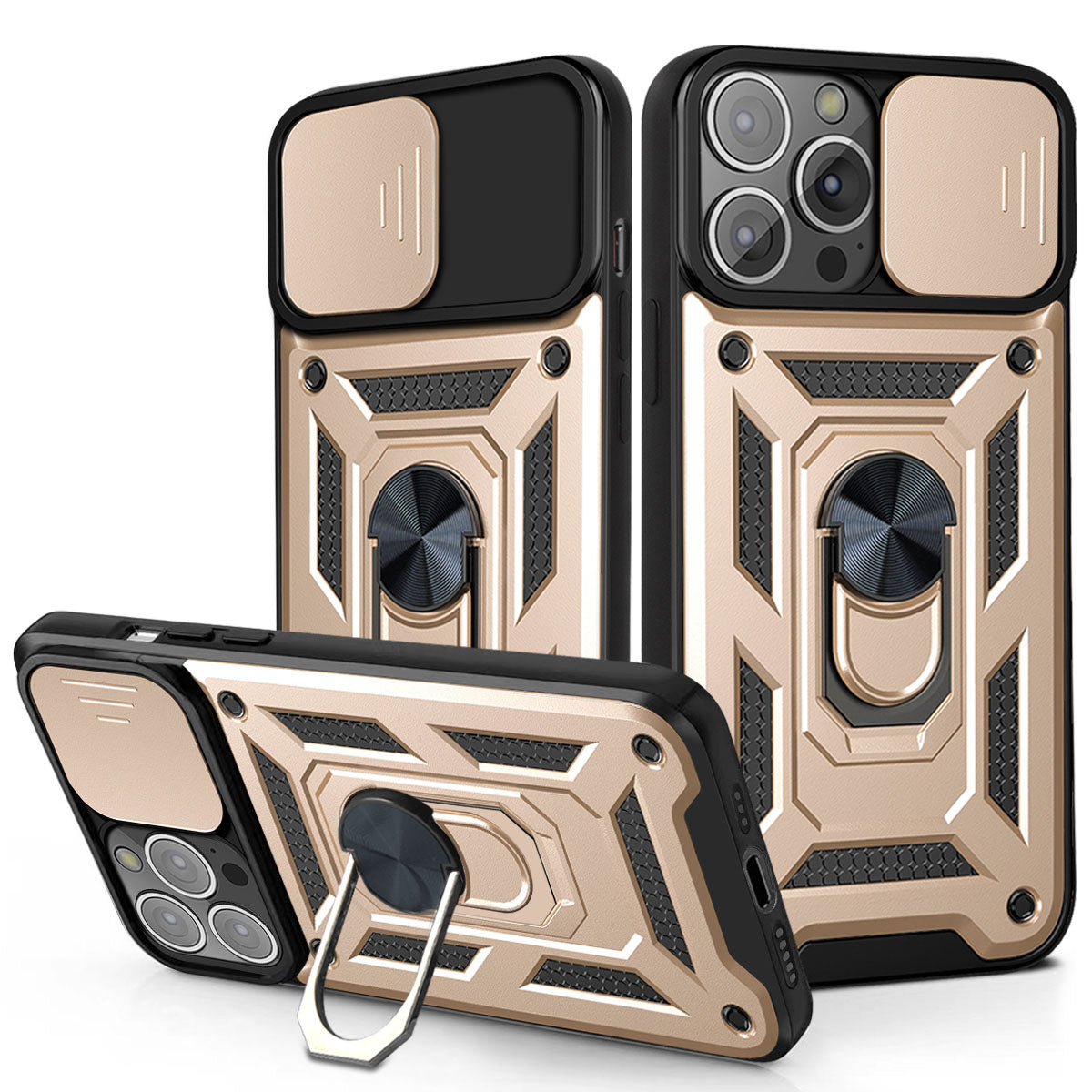 iPhone 13 Pro Sliding window with kickstand Phone Case
