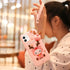 3D Silicone Cute Reindeer With Pendant Cartoon Case for iPhone 12 Pro/12 (6.1") - Black