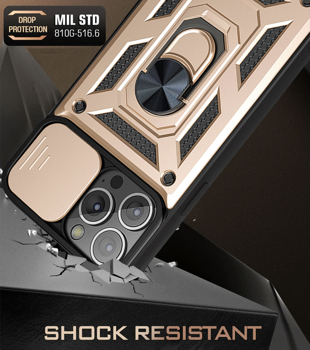 iPhone 13 Pro Sliding window with kickstand Phone Case
