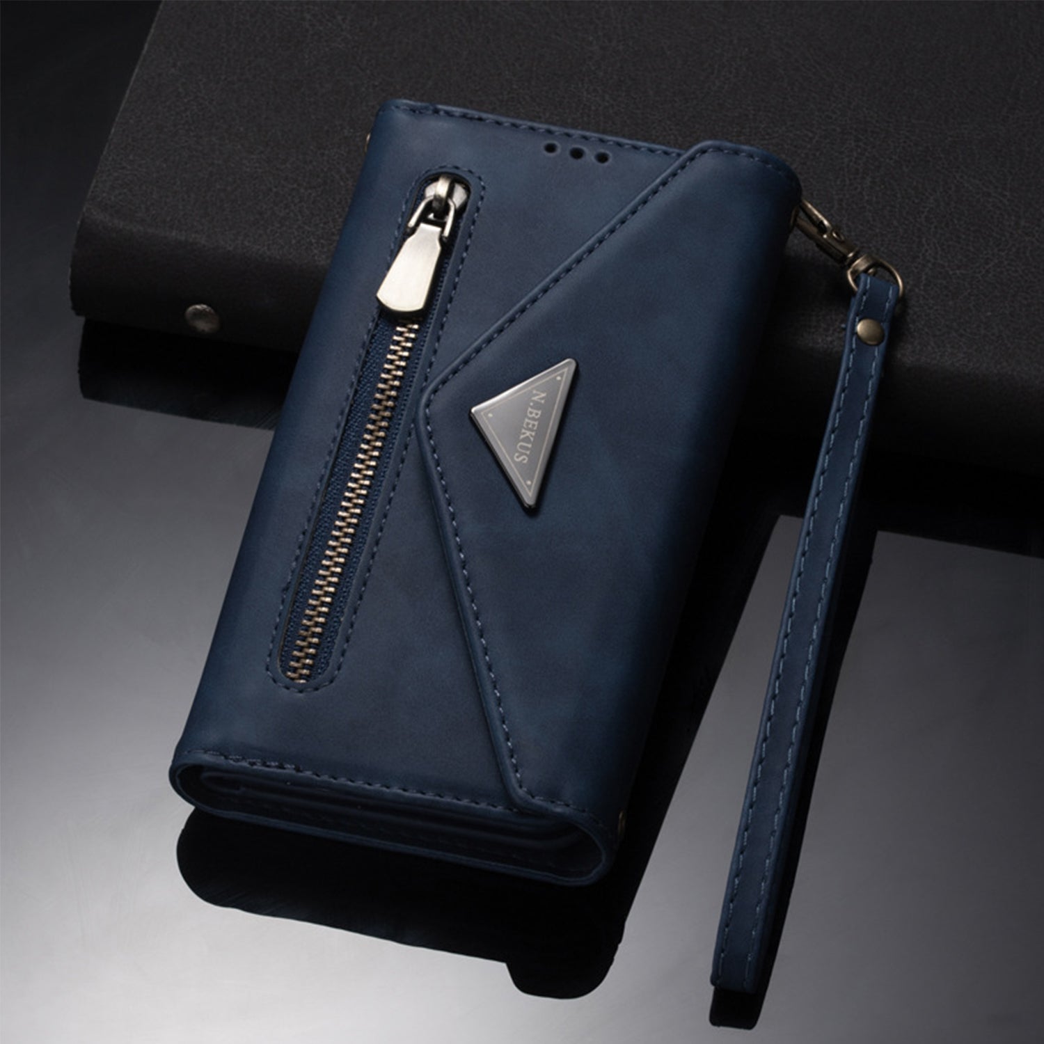 iPhone 12 Mini (5.4") 2 IN 1 Leather Wallet Case with 7 Credit Card Slots