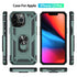 Dual Colors Ring Magnetic GPS car mount Phone Holder Case for iPhone 13 Pro