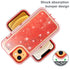 Transparent Floating Glitter Heavy Duty Case  for iPhone 13 mini