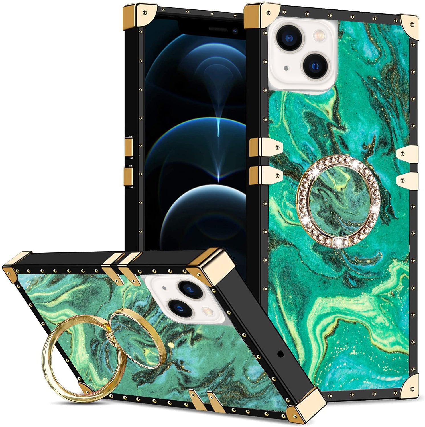 iPhone 13 TPU luxury fashion case with kickstand case