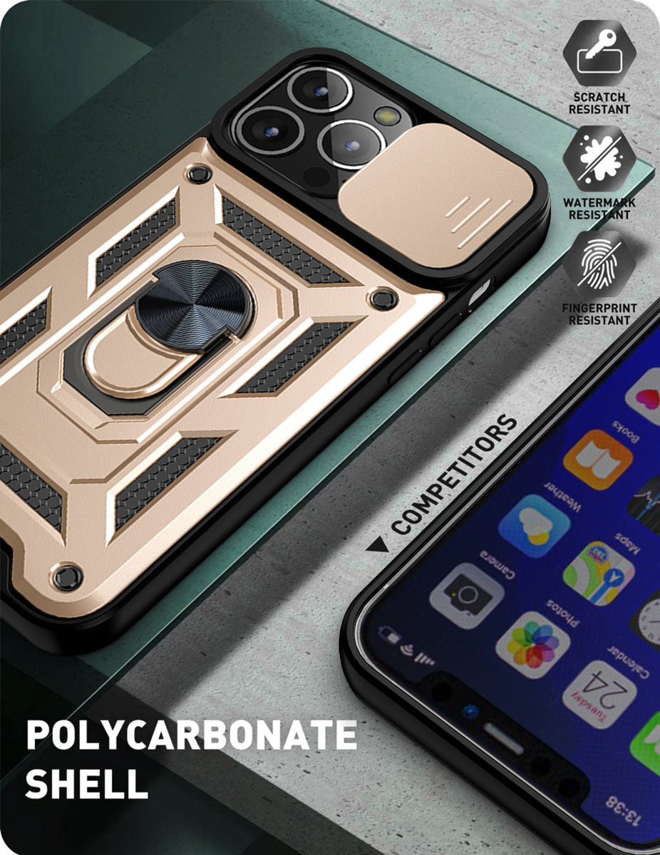 iPhone 13 Pro Sliding window with kickstand Phone Case