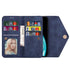 iPhone 12 Mini (5.4") 2 IN 1 Leather Wallet Case with 7 Credit Card Slots