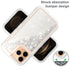 iPhone 14 Pro Max Transparent Floating Glitter Heavy Duty Case