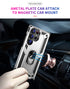 Samsung Galaxy S23  Ultra Case Ring Magnetic GPS car mount Phone Holder case