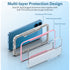 Designed for iPhone 13 Pro Case with Colorful Bumper Full Body Heavy Duty Protection