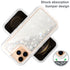 iPhone 13 Pro Transparent Floating Glitter Heavy Duty Case