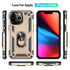 iPhone 14  Pro Dual Colors Ring Magnetic GPS car mount Phone Holder Case