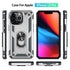 Dual Colors Ring Magnetic GPS car mount Phone Holder Case for iPhone 13 Pro