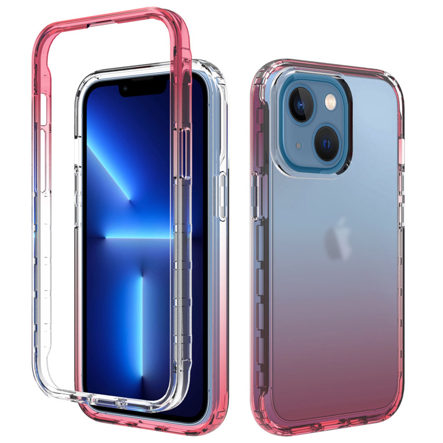iPhone 13 mini HD gradient transparent  case