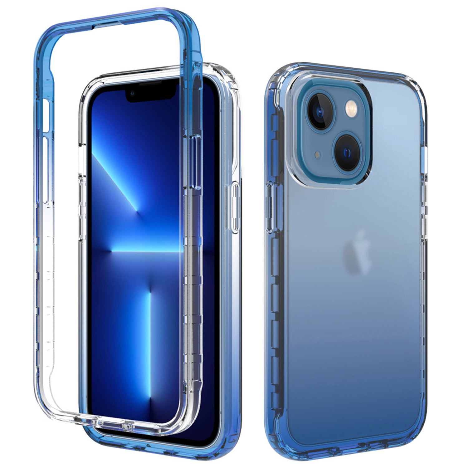 iPhone 13 mini HD gradient transparent  case