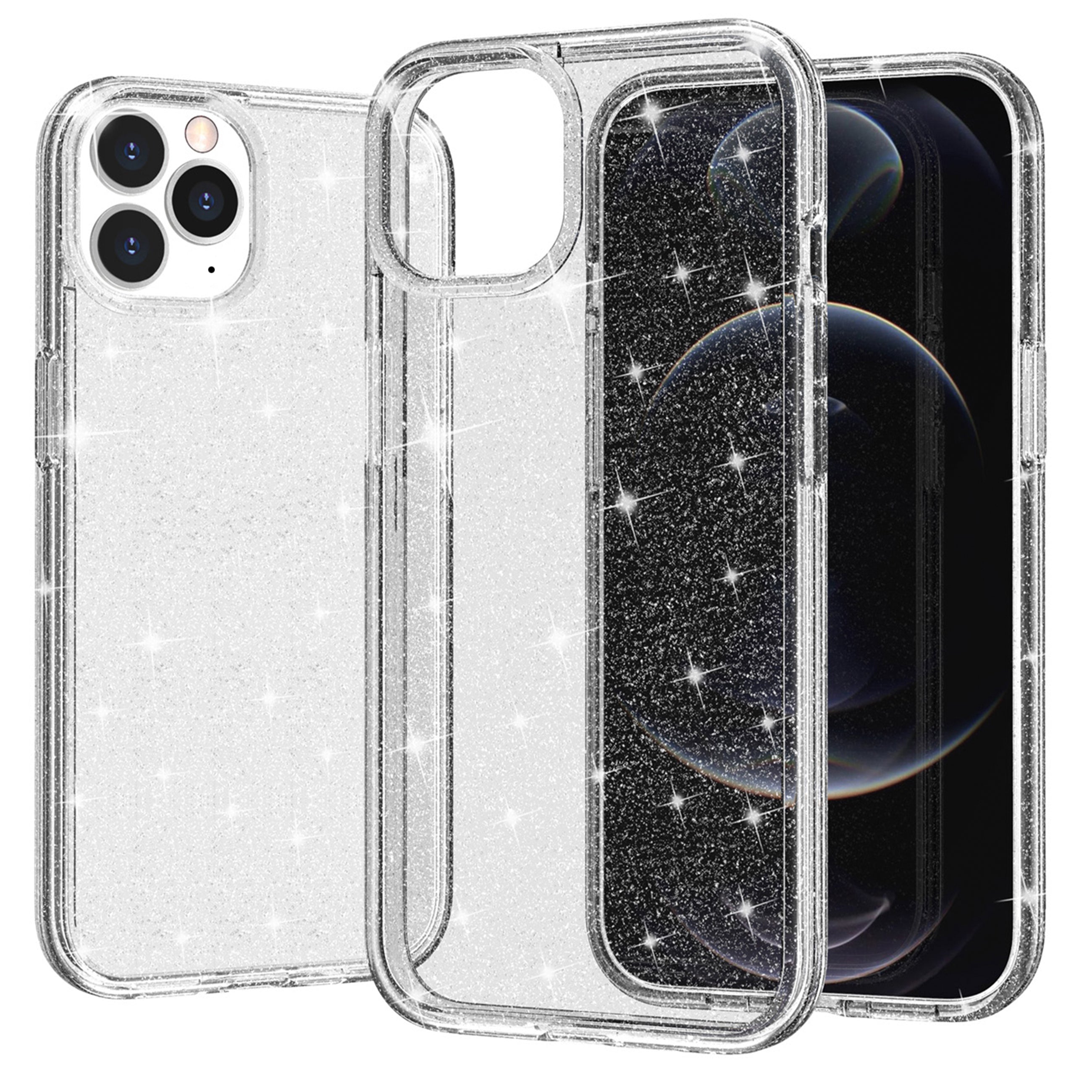 iPhone 14 Pro  Magnetic attraction shiny transparency Phone Case
