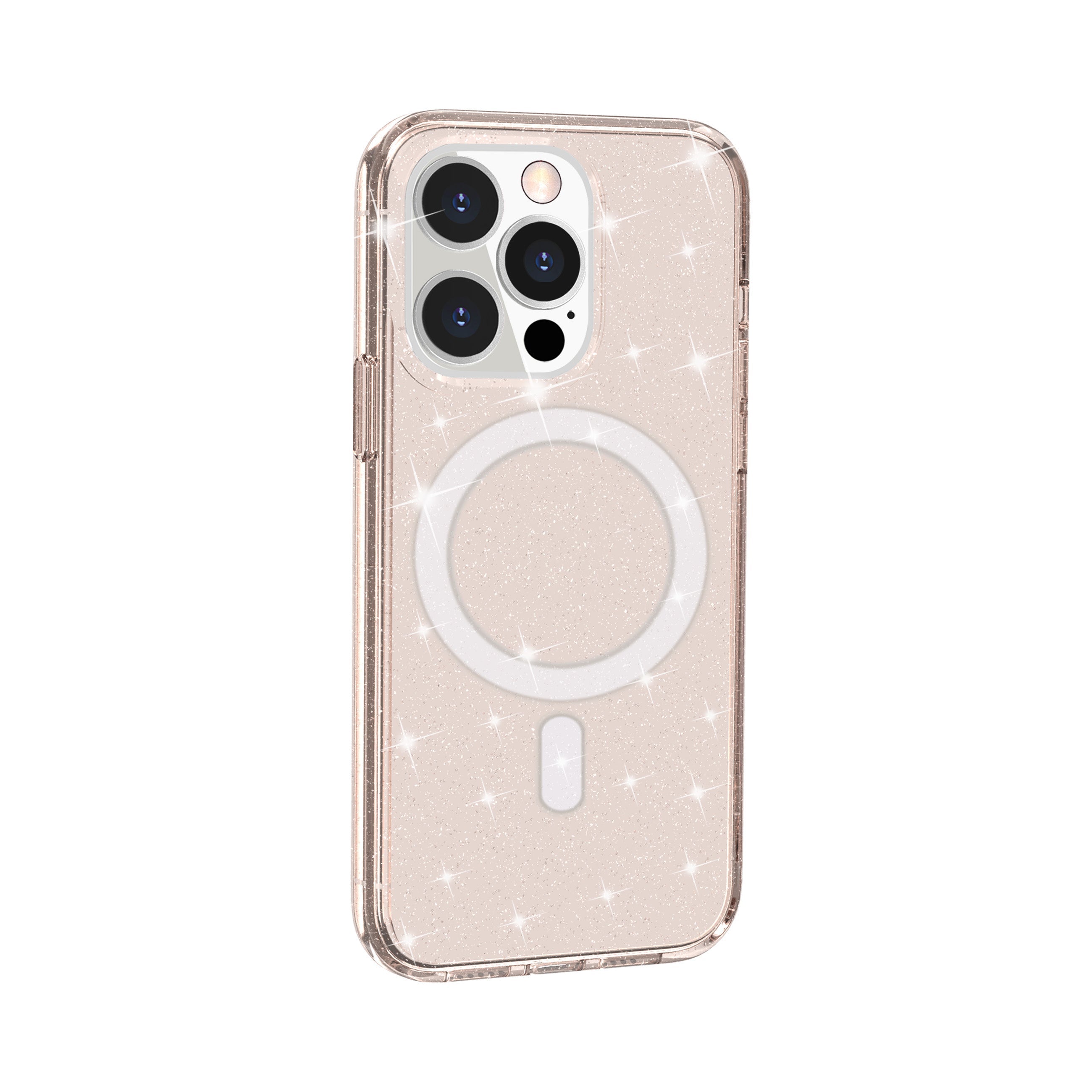 iPhone 14 Pro  Magnetic attraction shiny transparency Phone Case
