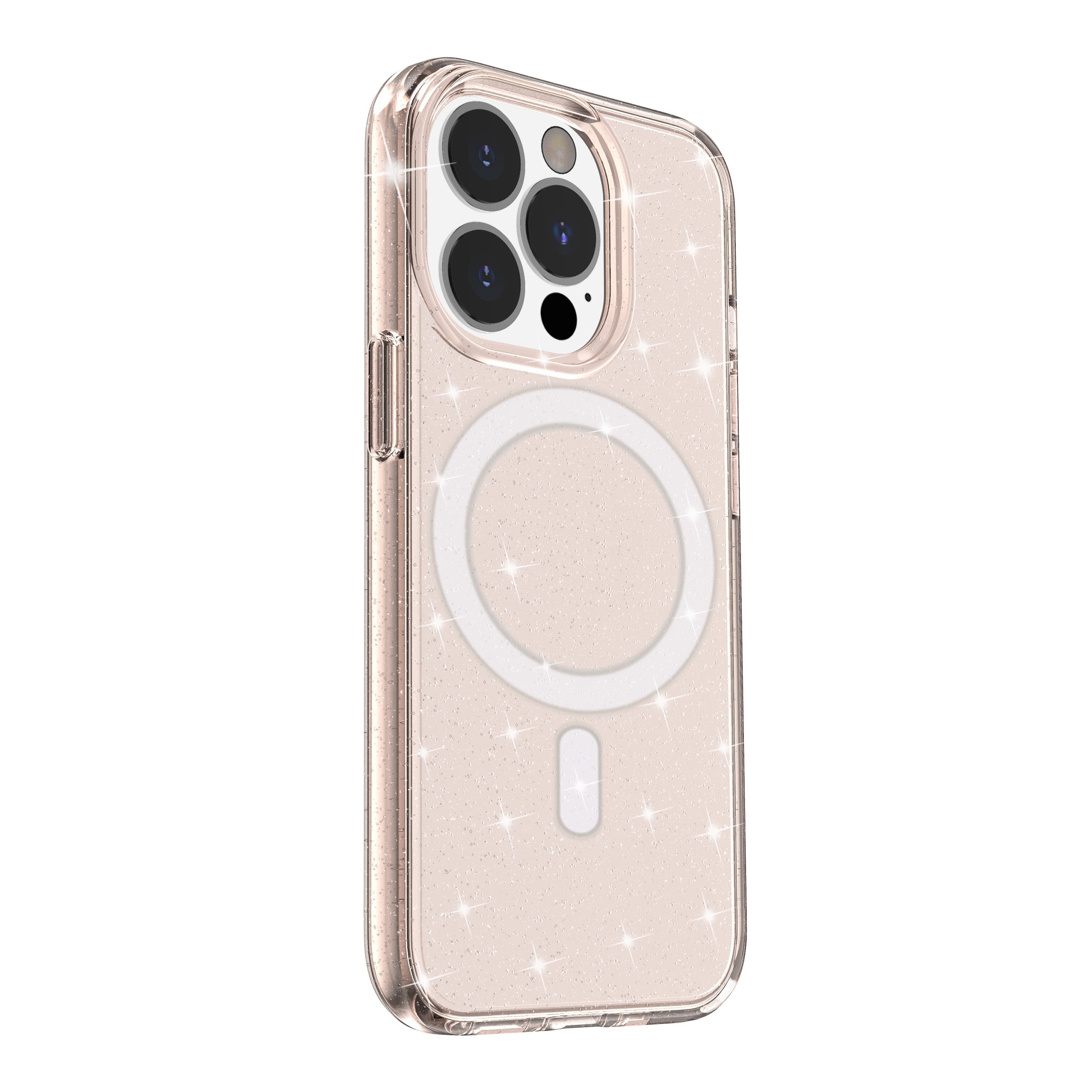 iPhone 14 Pro  Magnetic attraction shiny transparency Phone Case