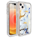 Clear Case for iPhone 13 Anti-Shock Durable Protective TPU Heavy Duty Marble case