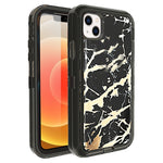 Clear Case for iPhone 13 Anti-Shock Durable Protective TPU Heavy Duty Marble case